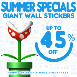 Summer Special Deals - Exclusive Giant Wall Stickers