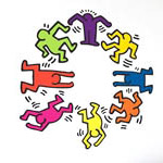 Keith Haring - Stickers muraux