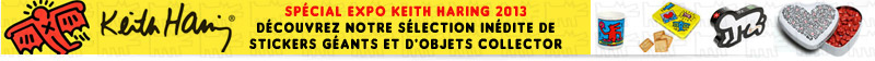 Stickers g�ants et Cadeaux in�dits Keith Haring - PopShop Expo 2013