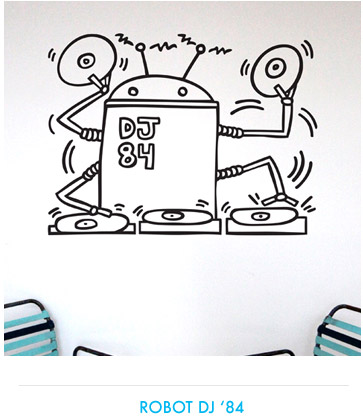 Stickers muraux - Collection Keith Haring
