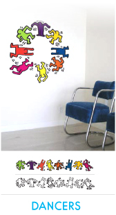 Stickers muraux - Collection Keith Haring