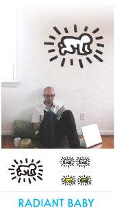 Stickers muraux - Collection Keith Haring