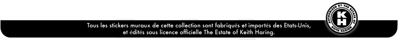 Stickers muraux - Collection Keith Haring