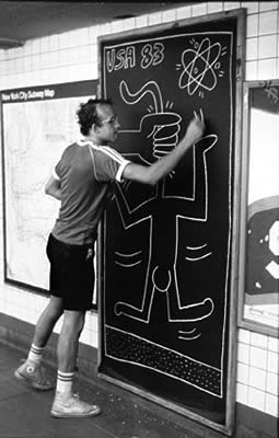 Stickers muraux - Collection Keith Haring