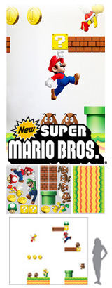 Stickers muraux - Collection exclusive Nintendo