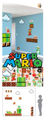 Stickers muraux - Collection exclusive Nintendo