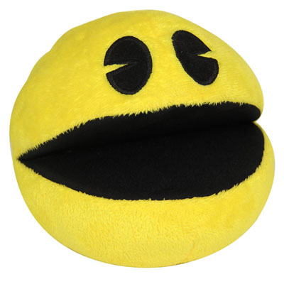 Peluche sonore  20 cm - Pac-Man - Gadgets Geek sur Stickboutik.com