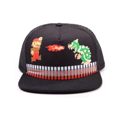 Casquette 8-Bit Mario VS Bowser Nintendo  16,90 € - Stickboutik.com