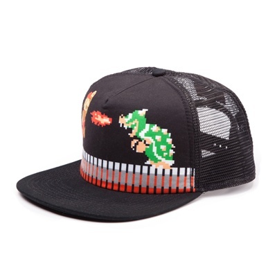 Casquette 8-Bit Mario VS Bowser Nintendo  16,90 € - Stickboutik.com