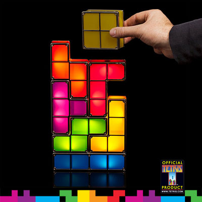 Lampe Tetris Modulable Tetris  34,95 € - Stickboutik.com