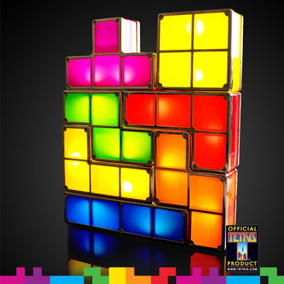 Lampe Tetris Modulable Tetris  34,95 € - Stickboutik.com