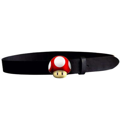 Ceinture Power-Up Rouge en Cuir avec Boucle mtal Nintendo  21,90 € - Stickboutik.com