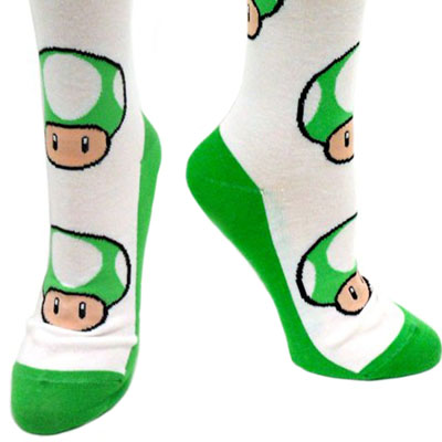 Chaussettes Nintendo Toad Vert  Super Mario  6,50 € - Stickboutik.com