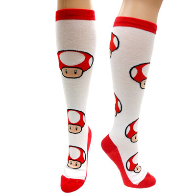 Chaussettes Nintendo Toad Rouge -  Super Mario  6,50 € - Stickboutik.com