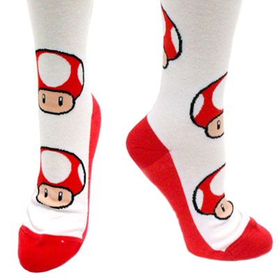 Chaussettes Nintendo Toad Rouge -  Super Mario  6,50 € - Stickboutik.com