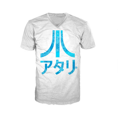T-Shirt Atari Japanese Logo Blanc Atari à 16,95 € - Stickboutik.com