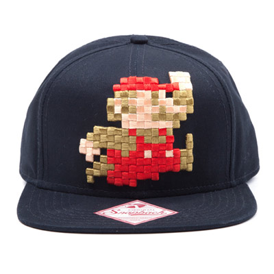 Casquette Super Mario Bros Pixels Brodés Nintendo à 17,90 € - Stickboutik.com