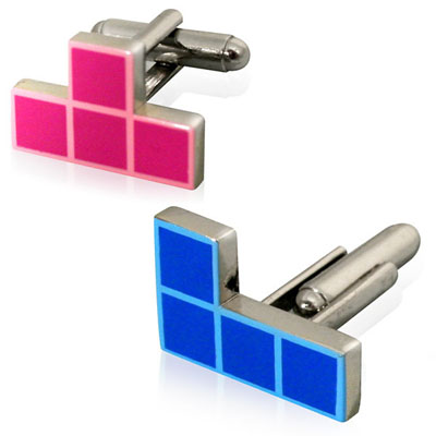 Boutons de manchette Tetris  9,90 € - Stickboutik.com