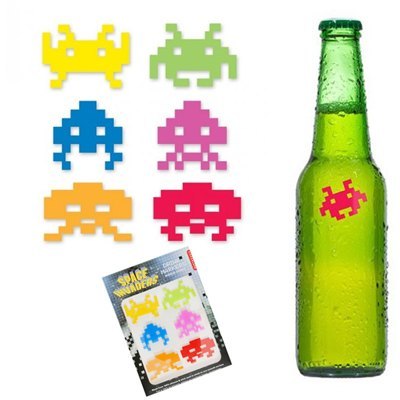 Marques Verres en Silicone  Space Invaders  4,9 € - Stickboutik.com