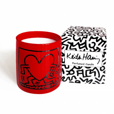 Bougie parfume Heart Rouge Keith Haring  27,90 € - Stickboutik.com