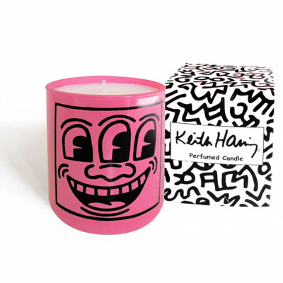 Bougie parfume Faces Keith Haring  19,90 € - Stickboutik.com