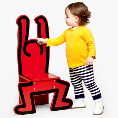 Chaise Keith Haring - Dancer Vilac  79,00 € - Stickboutik.com