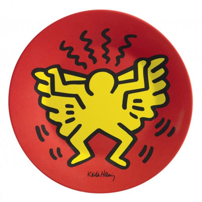 Set de 6 Assiettes 20cm Keith Haring  35,90 € - Stickboutik.com