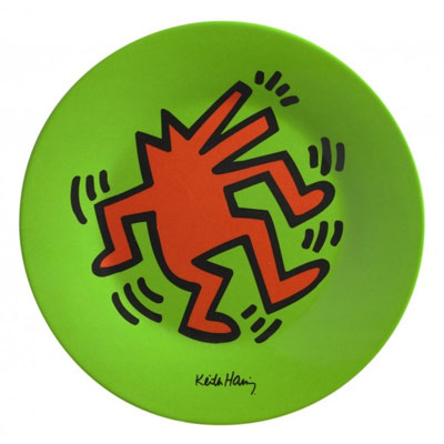 Set de 6 Assiettes 20cm Keith Haring à 35,90 € - Stickboutik.com