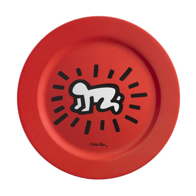 Set de 6 Assiettes 28cm Keith Haring  39,90 € - Stickboutik.com