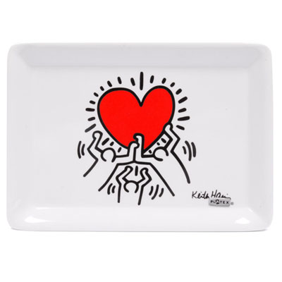 Plateau Heart - Moyen Keith Haring à 10,00 € - Stickboutik.com