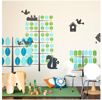 stickers enfants Boodalee Arbres glacier