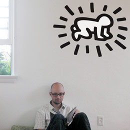 Radiant Baby Wall St... Keith Haring: Wall Sticker & Wall Decal Image - Only on Stickboutik.com