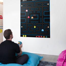 Geek Wall Stickers & Video games wall Decals by PacMan