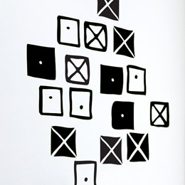 Stickers muraux Crosspatch M par Charles EAMES