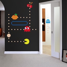 Ghosts - Giant Wall ... PacMan: Wall Sticker & Wall Decal Image - Only on Stickboutik.com