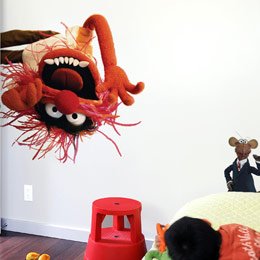 Animal et Rizzo  par Les Muppets: Wall Sticker & Wall Decal Image - Only on Stickboutik.com