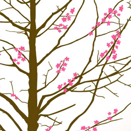 Graphic & Design Four Seasons Cocoa - Giant Wall Sticker by  Mina Javid - Original and exclusive Graphic & Design Wall Stickers on Stickboutik.com
