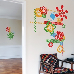 Floral Ponctuation  ...  2x4: Wall Stickers & Wall Decals