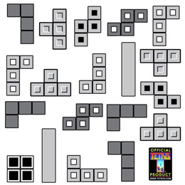 Tetris Retro (Mini) ...  Tetris: Wall Sticker & Wall Decal Image - Only on Stickboutik.com