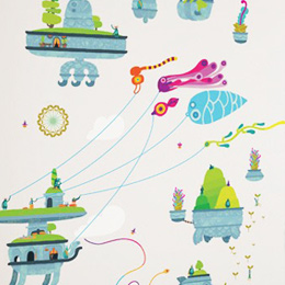 Sticker muraux Hohokum PlayStation - Stickers muraux Design - Une exclusivit Stickboutik.com