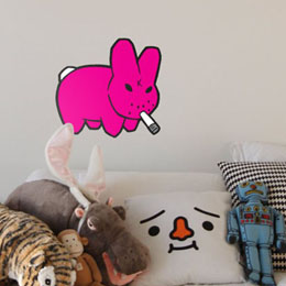 Sticker muraux Smorkin Labbit - S par KidRobot - Stickers NOUVEAUTES 