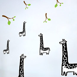 Giraffe- Kids Wall Stickers   WeeGallery - Special Deals only on Stickboutik.com