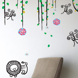 Jungle - Kids Wall S...  WeeGallery: Wall Sticker & Wall Decal Image - Only on Stickboutik.com