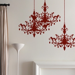 Stickers muraux Chandelier baroque