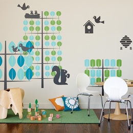 Mint  Trees - Kids Wall Stickers  Boodalee - Special Deals on Stickboutik.com