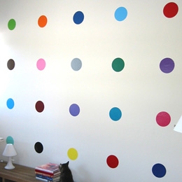 Stickers muraux Spot Painting a la D.Hirst