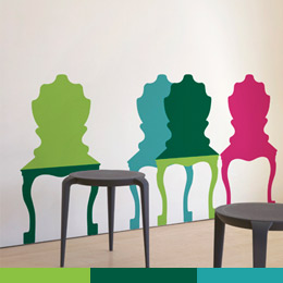 Stickers muraux Chair Mix A Lot par Studio Ha...