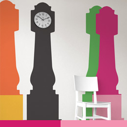 Sticker muraux Grandfather Clock par Studio Habraken - Stickers Tendance et dco rtro, originaux et indits