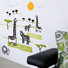 Safari - Kids Wall S...  WeeGallery: Wall Stickers & Wall Decals