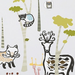 Stickers muraux Woodlands par WeeGallery